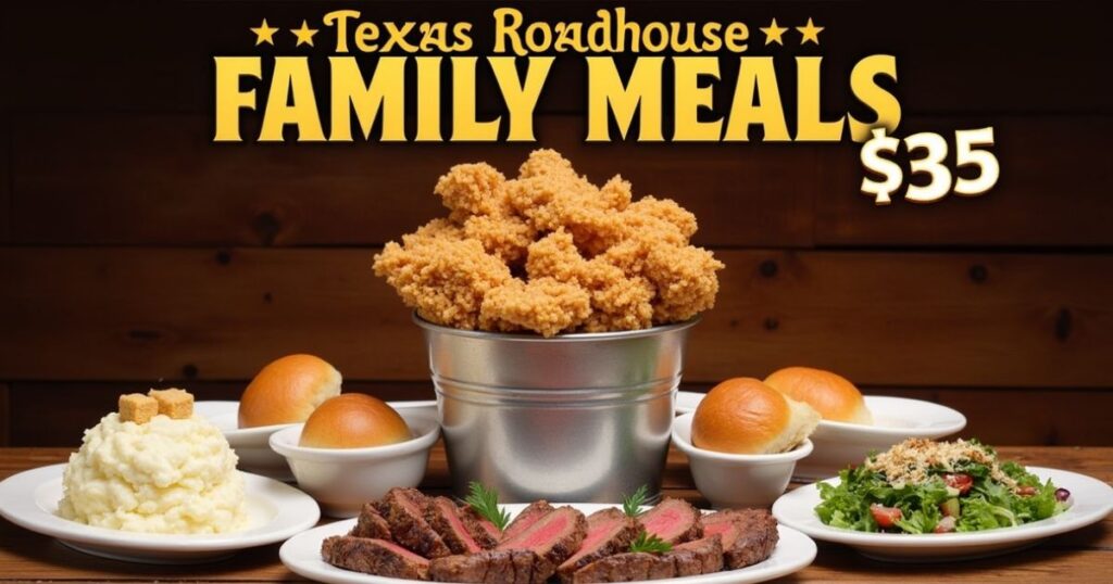 texas roadhouse family meals $35