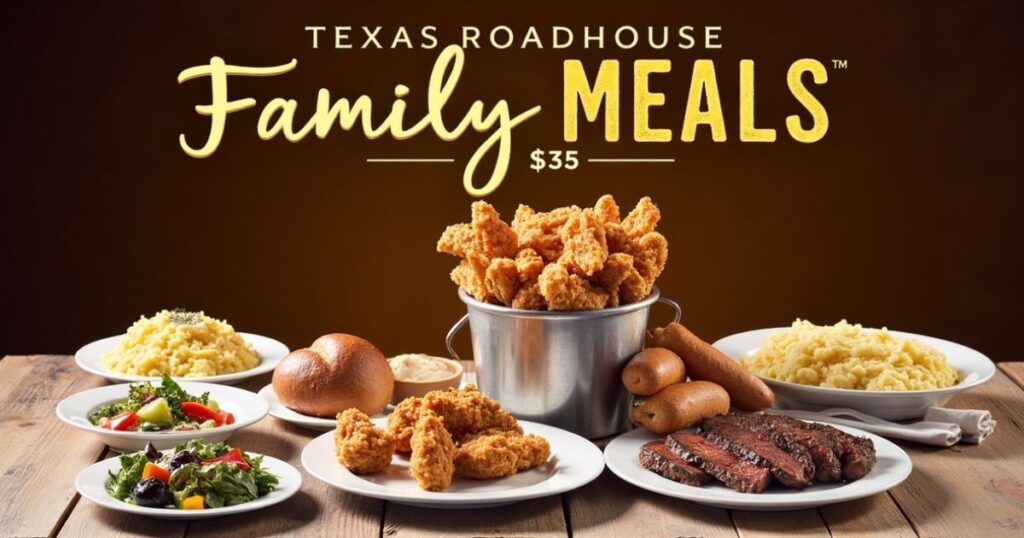 texas roadhouse family meals $35