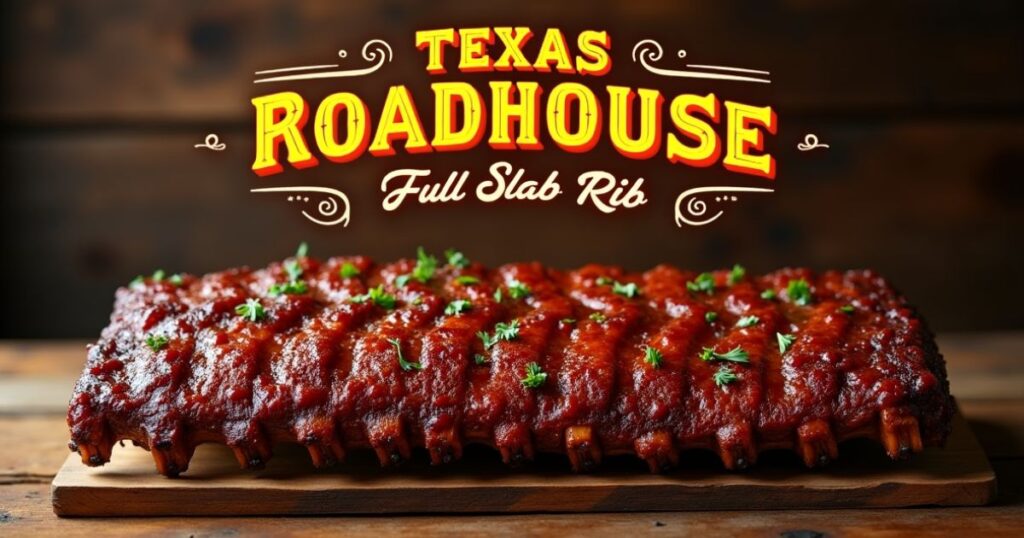 texas roadhouse full slab ribs