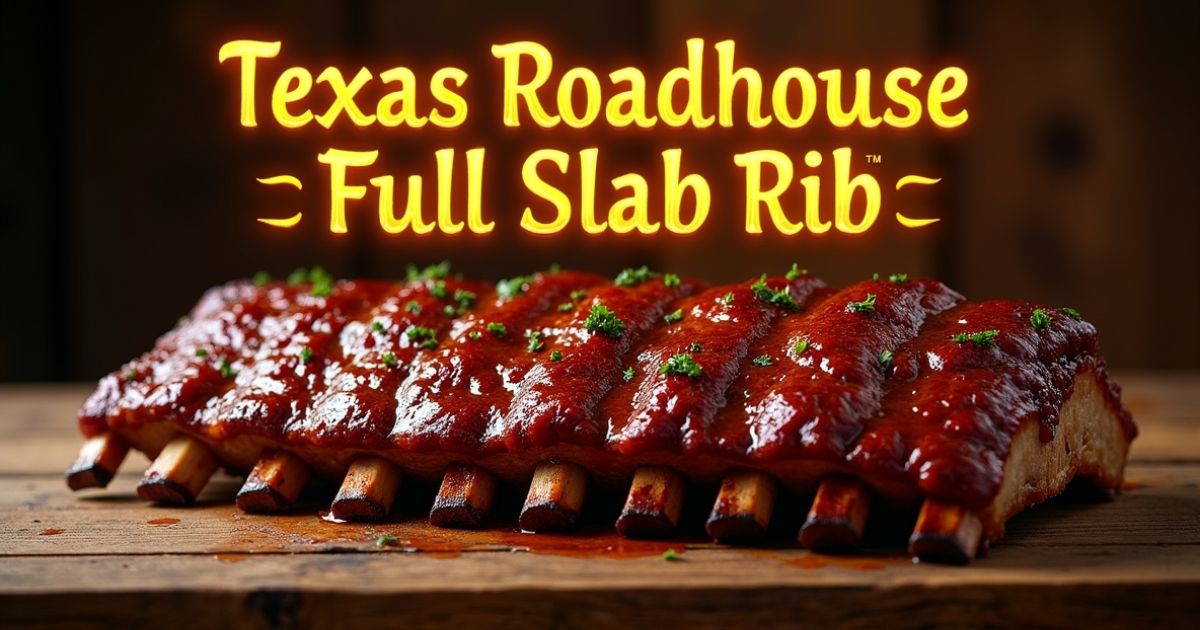 texas roadhouse full slab ribs