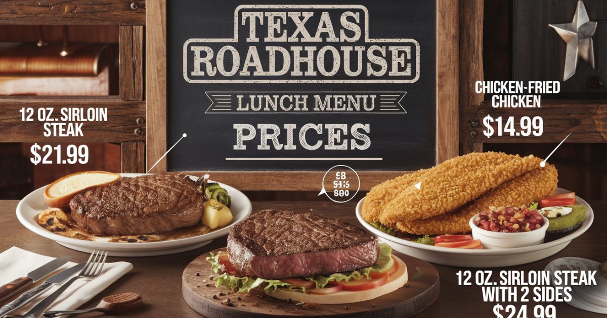 texas roadhouse lunch menu with prices