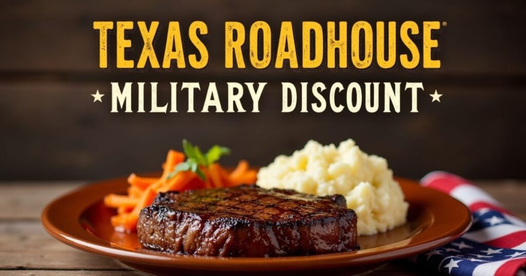 texas roadhouse military discount