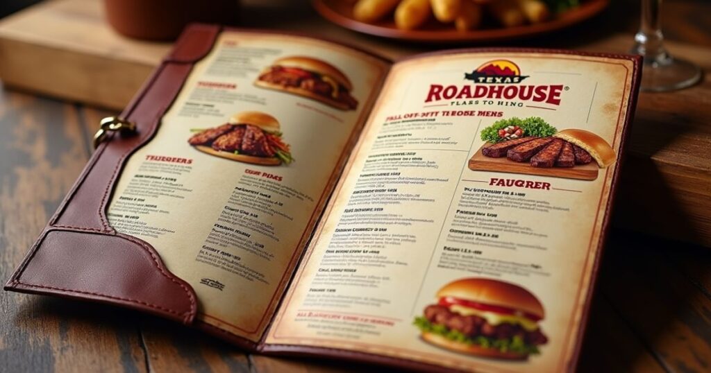 texas roadhouse takeout menu