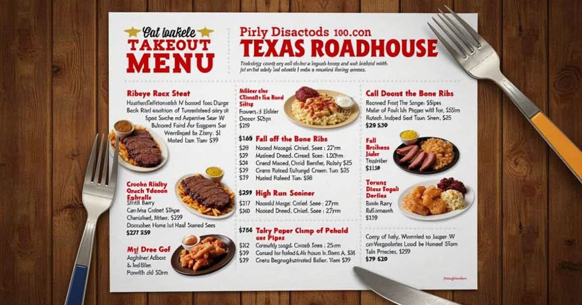 texas roadhouse takeout menu