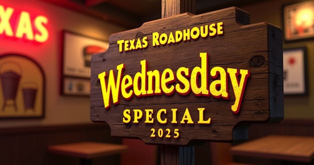 texas roadhouse wednesday special