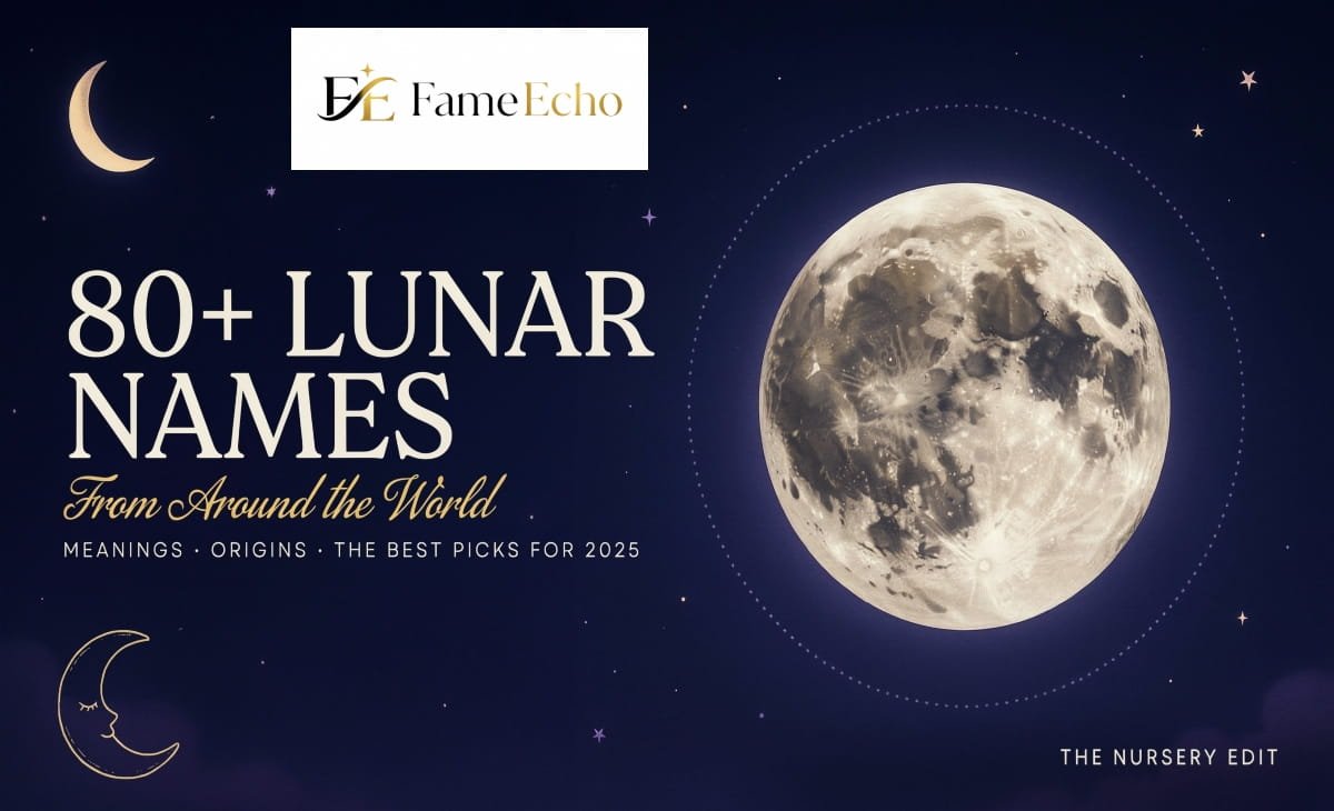 A glowing full moon rising over a calm ocean at night, symbolizing lunar names and celestial beauty