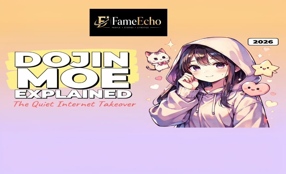 Dojen moe artwork showing soft anime-style character with pastel colors representing emotional moe aesthetics and doujin culture