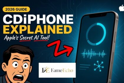 CDiPhone concept showing AI-powered iPhone with diagnostic tools and smart device features in 2026