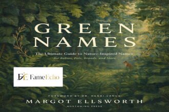Green nature-inspired names for babies, pets, and brands with leaves and greenery