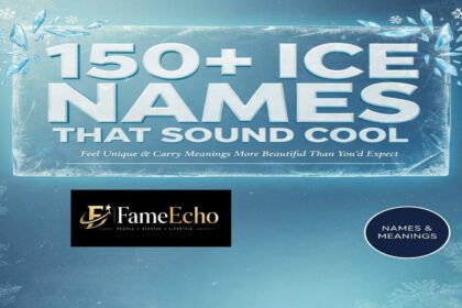 Collage of ice names including Crystal, Frost, Yuki, and Skadi displayed over a frozen winter landscape